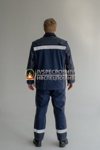 Костюм сварщика "Армакс-3 СП" с утеплителем силиконизированный (ЧЗ)