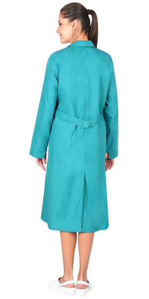 Халат женский с рельефами зеленый (ЧЗ)