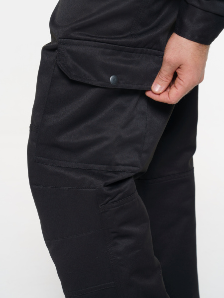 Брюки рабочие мужские №106 черные, ткань Твил