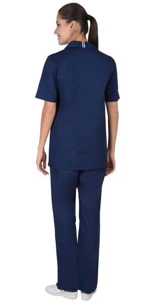 Костюм "ВИКТОРИЯ" женский: куртка, брюки, тёмно-синий  (ЧЗ)