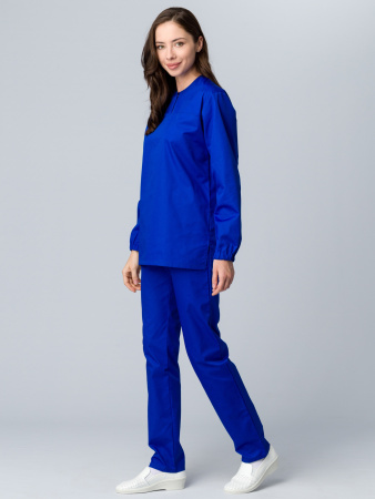 Костюм женский ХАССП-Стандарт (ткань Оптима, 160), васильковый