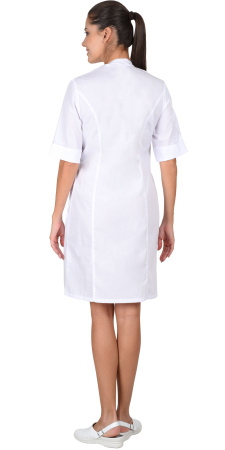 Халат "Палермо" женский белый (ЧЗ)