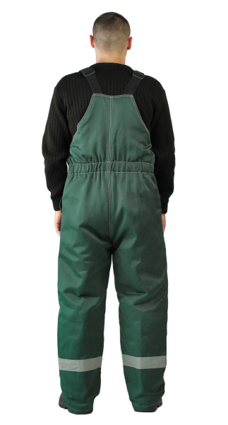 Костюм зимний "ВЬЮГА" куртка/полукомб. цвет: т.зелёный/жёлтый URSUS (ЧЗ)