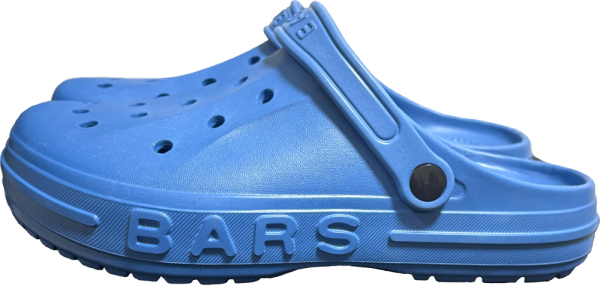 Сабо из ЭВА, артикул С-01, синий, с перфорацией БАРС