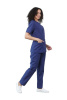 Костюм медицинский женский синий "Роксана", бязь (ЧЗ)