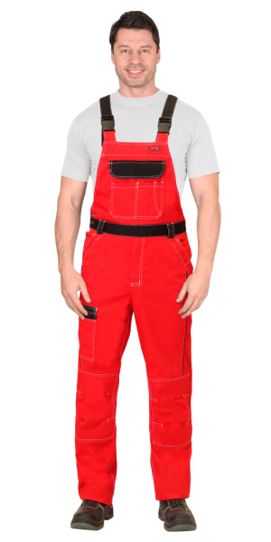 Полукомбинезон "Престиж" красный с чёрным (ЧЗ)