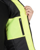 Жилет "Терминал" с капюшоном темно-синий с лимонным (ЧЗ)