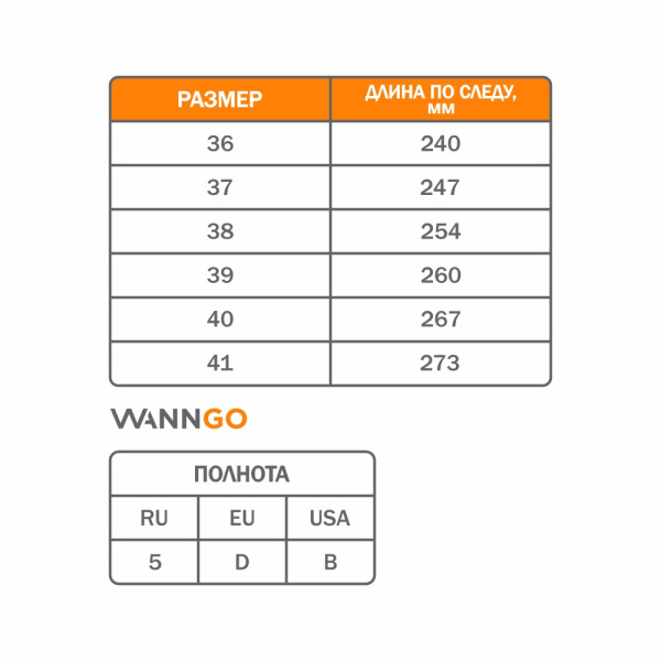 Ботинки женские WANNGO арт.WG9-04-MTT-2 черные