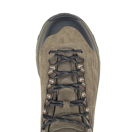 Ботинки кожа, текстиль, подошва ЭВА/резина, оливковый ELKLAND мод. 330