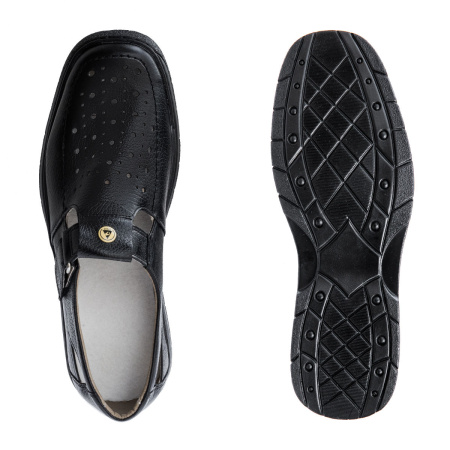 Туфли мужские антистатические, цв. черный 8205Ч ЦПО