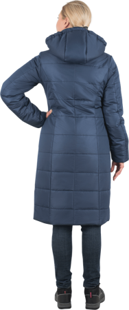 Пальто ФЬЮЖЕН зимнее, т/синий, женское Пал 002