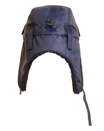 Шапка-ушанка "ЕВРО" т.синяя (тк. Оксфорд)