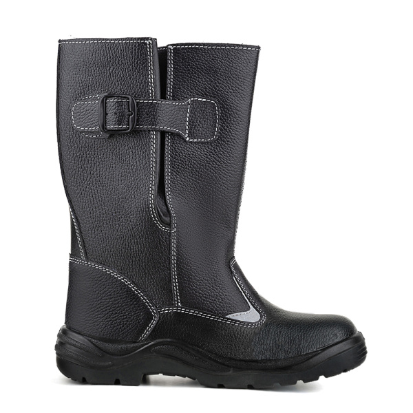 Сапоги кожаные мод. 19РНМ-1 ПУ/НИТРИЛ, КП, шерстин