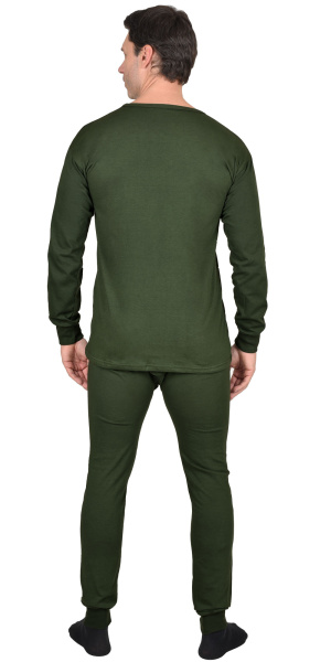 Бельё нательное пл,180 гр/м2 трикотаж.(лето), оливковые тона,100%х/б, Россия